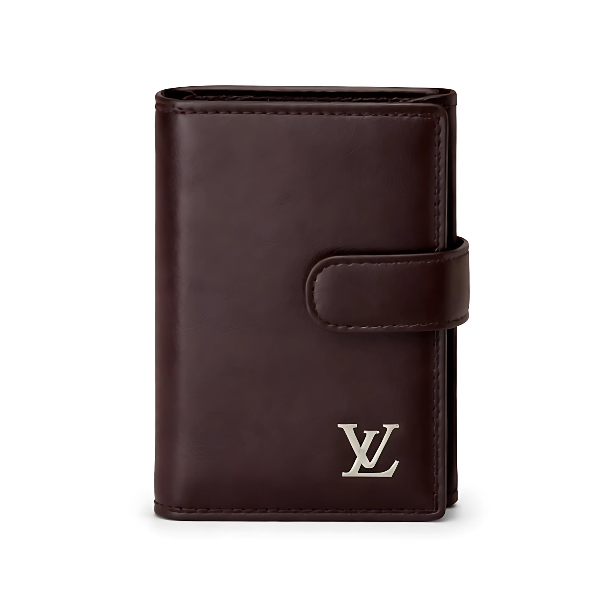 Louis Vuitton Dark Brown Leather Wallet