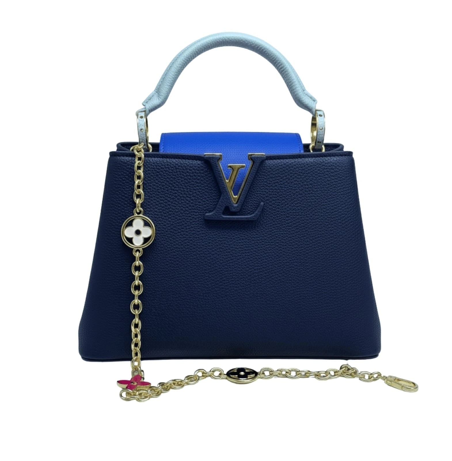 Louis Vuitton Capucines Bb Blue Taurillon