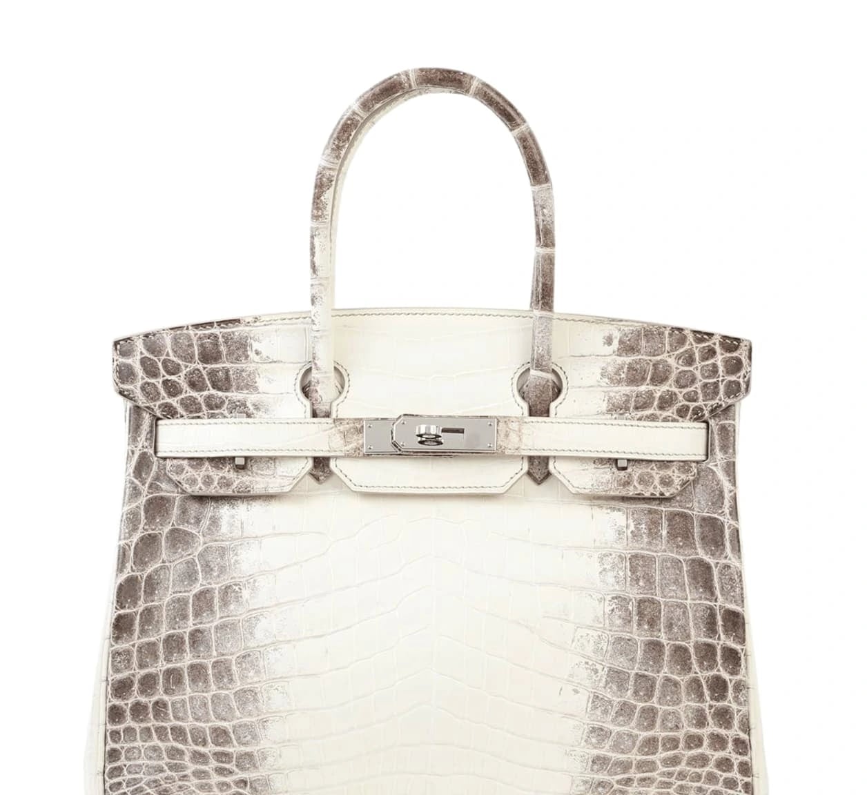 Hermès Birkin 30 Himalaya Niloticus Crocodile Handbag