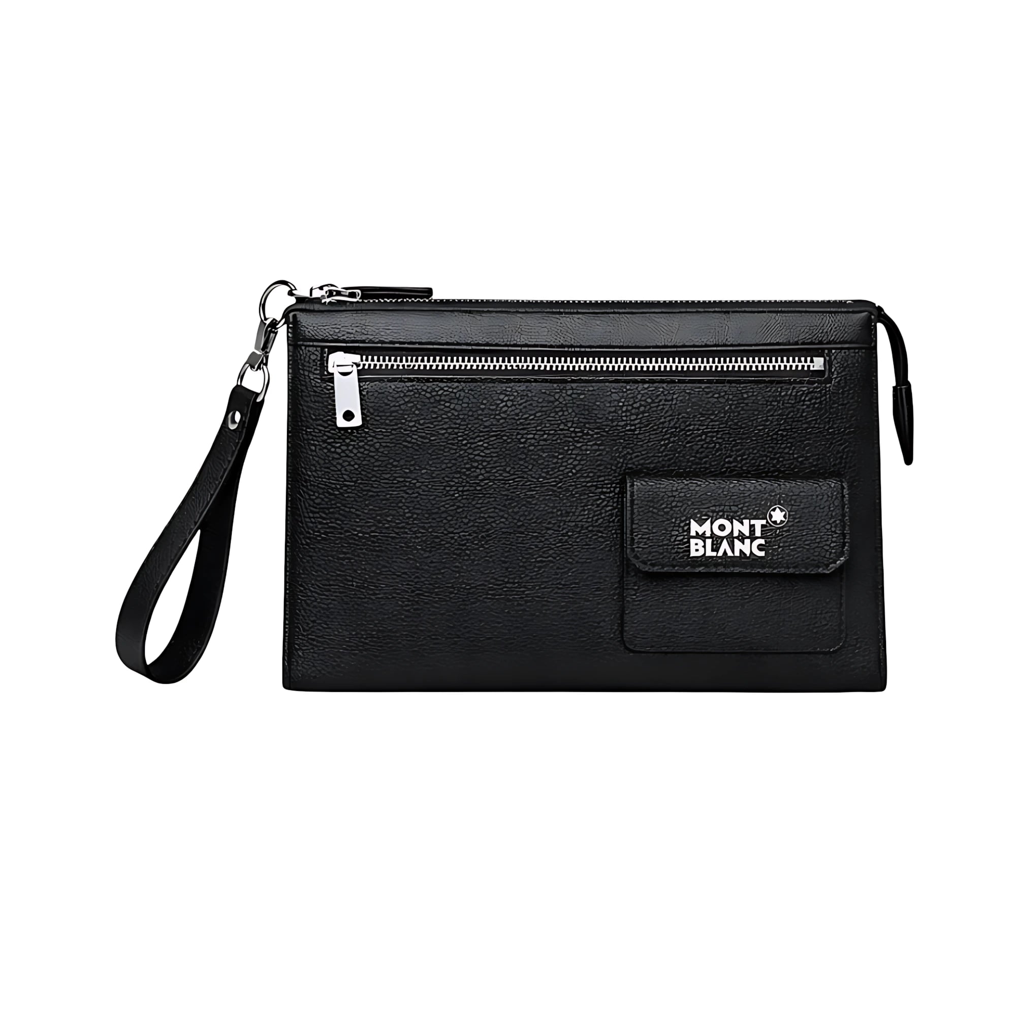 Montblanc Wrist Pouch Black Canvas Wrist Pouch