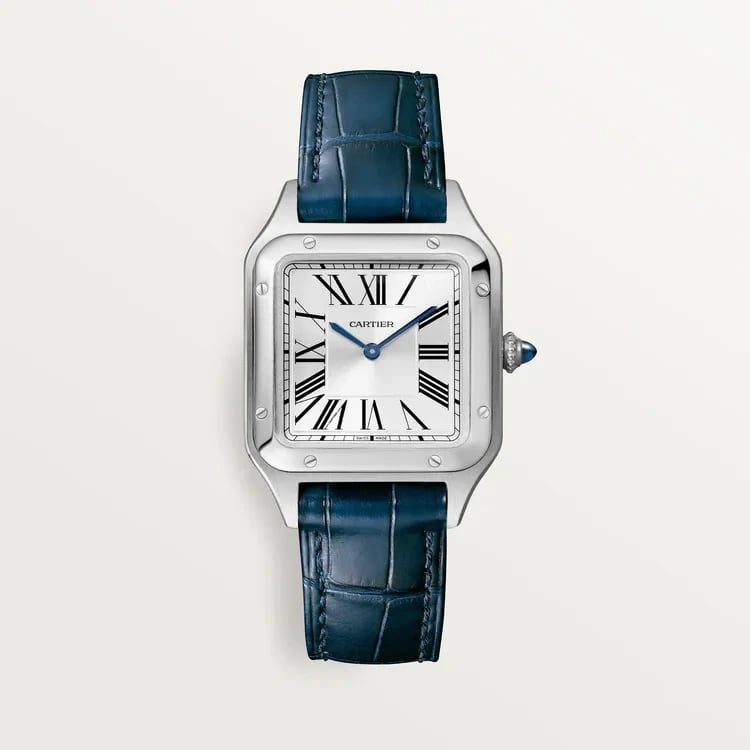 Cartier Watch SANTOS-DUMONT Blue 36mm (AAA-Replica-340304435)