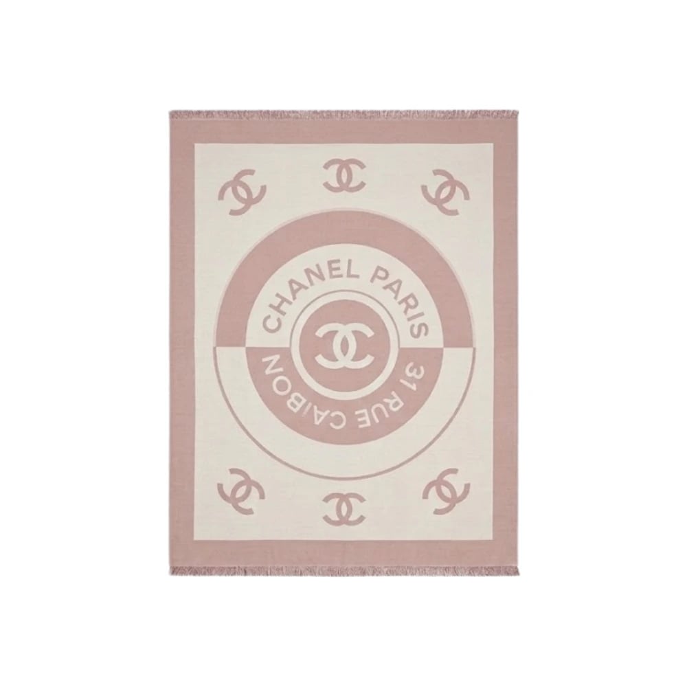 Chanel CC Rue Scarf – Dusty Pink