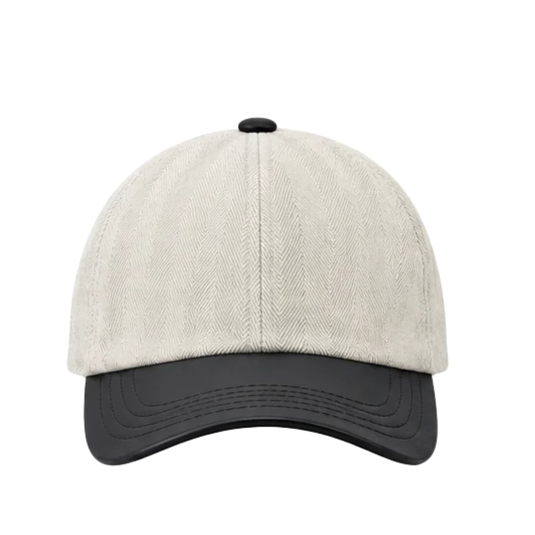 Berluti Cap | Leather Visor White