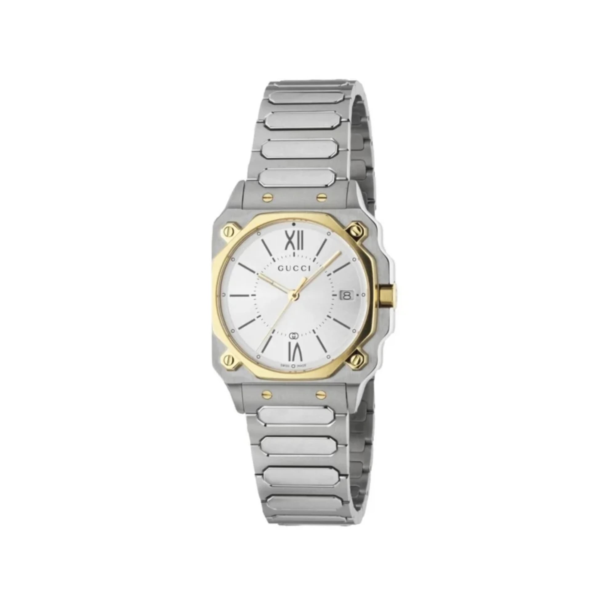 Gucci G-Flat Ladies Watch – Two Tone
