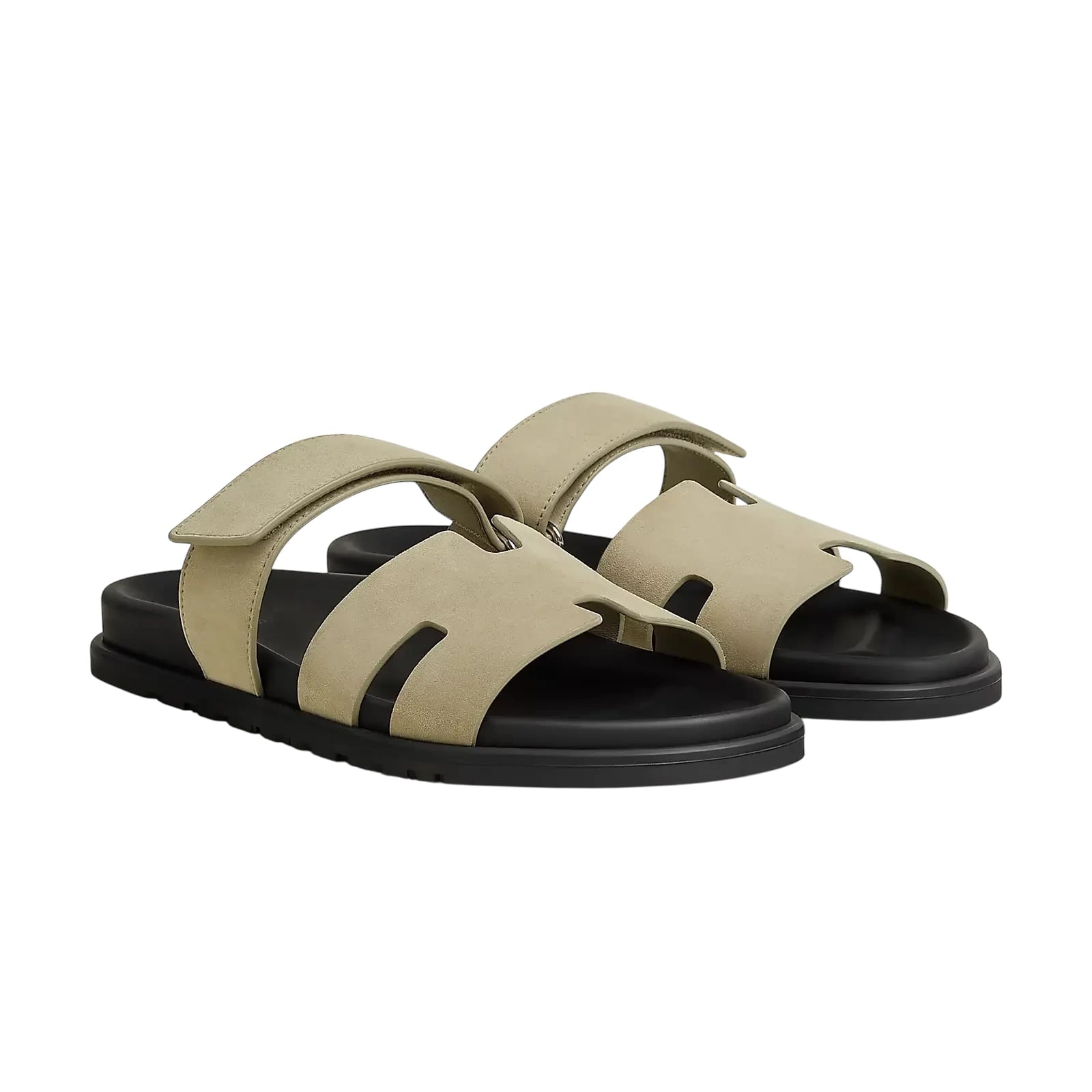 Hermès Chypre Sandals – Vert Mosaique