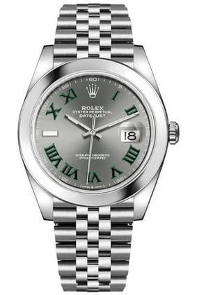 Rolex Datejust – Grey Dial Silver Steel (126300-slgrj)
