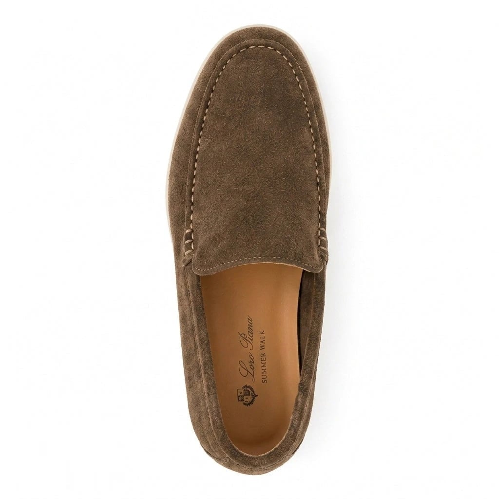 Loro Piana Footwear | Suede Loafers Brown