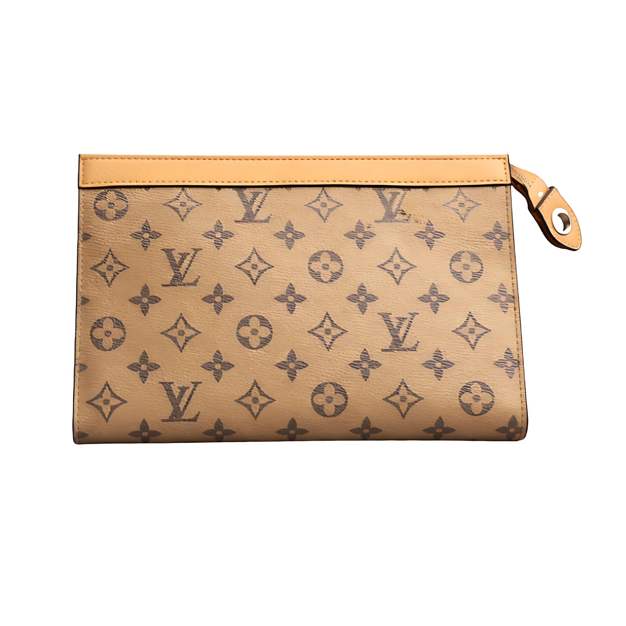 Louis Vuitton Brown LV Canvas Pouch