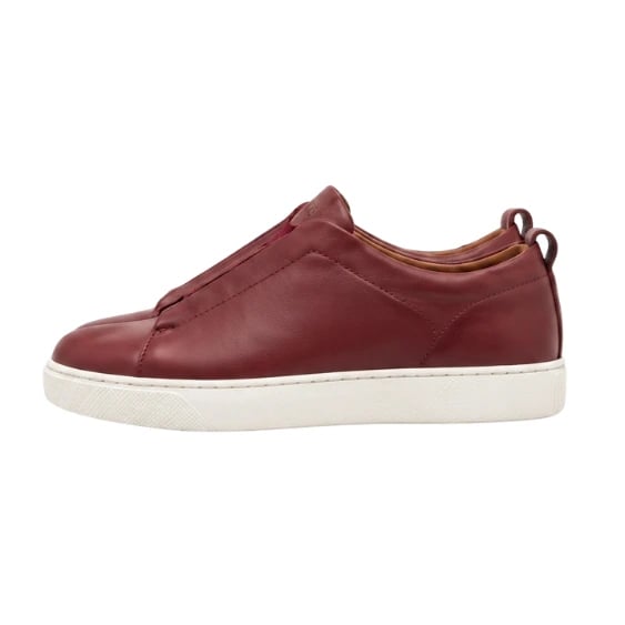 Zegna Footwear | Triple Stitch Burgundy (SH-ZEG-302-36)