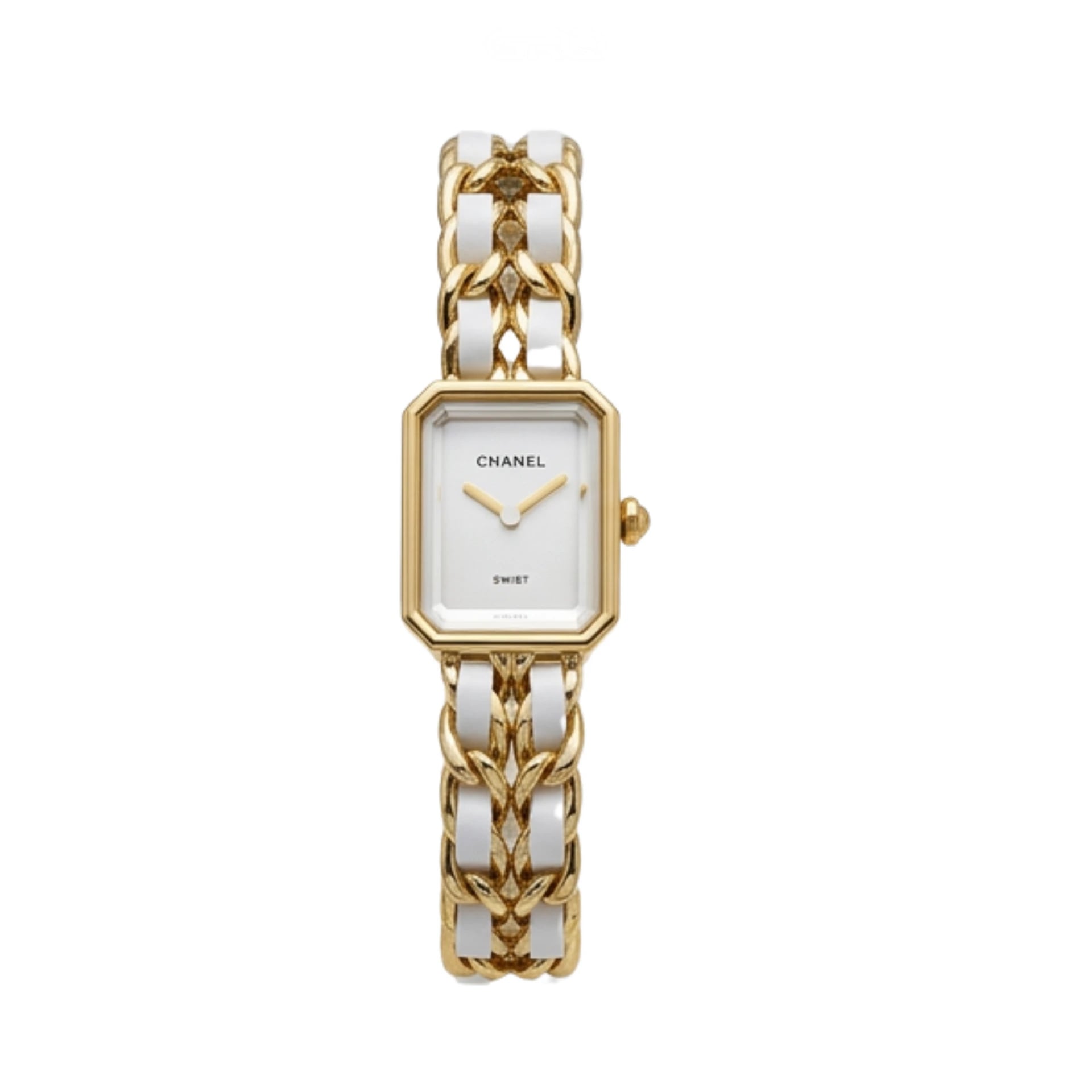 Chanel Première – Chain White & Gold