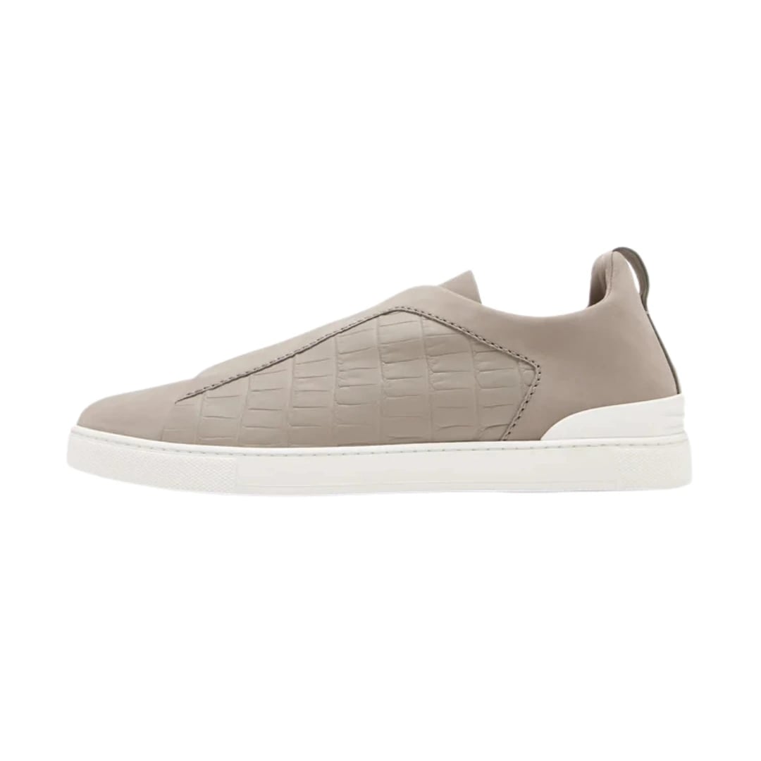 Zegna Footwear | Triple Stitch Taupe