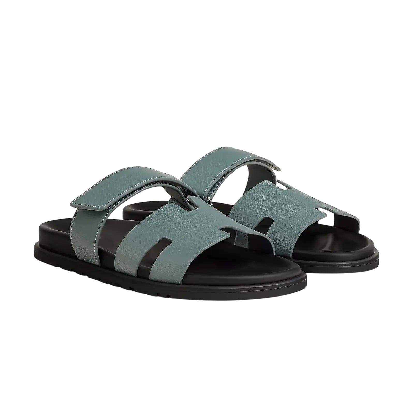 Hermès Chypre Sandals – Bleu Tonnerre