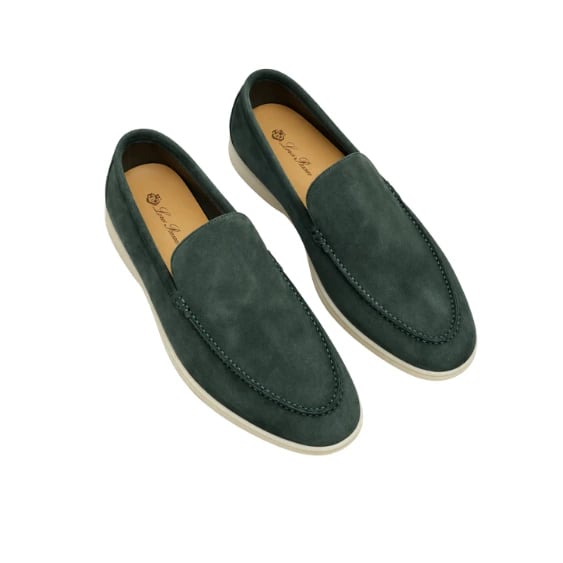 Loro Piana Footwear | Summer Walk Dark Green