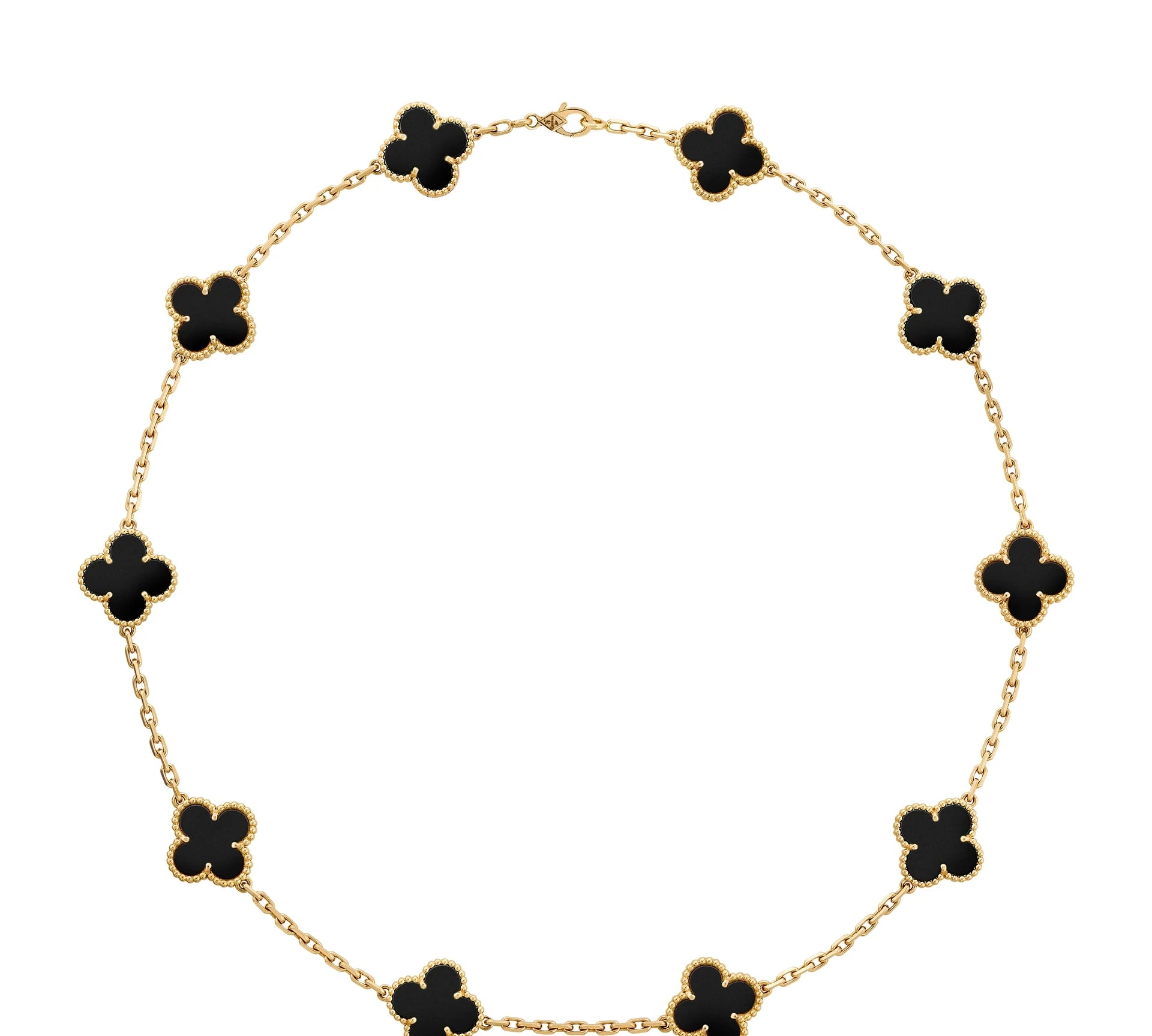Van Cleef LOVE Necklace | Black 10 Motifs