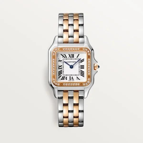 Cartier Watch PANTHERE Rose Gold Mix Diamond 30mm