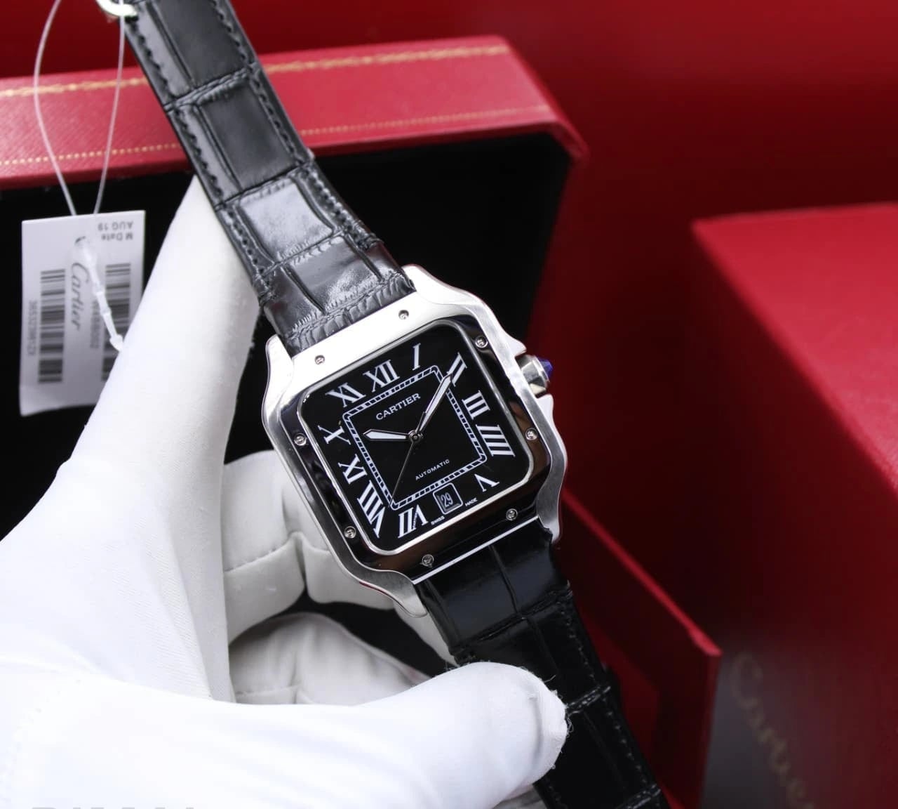 Cartier | Santos de Cartier Large Model Arabic Indic Watch