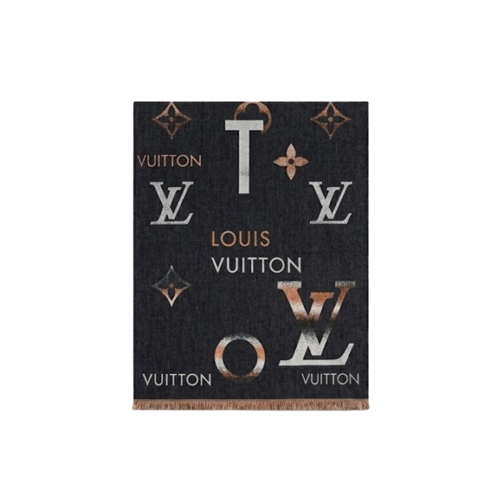 Louis Vuitton Monogram Giant Split Scarf