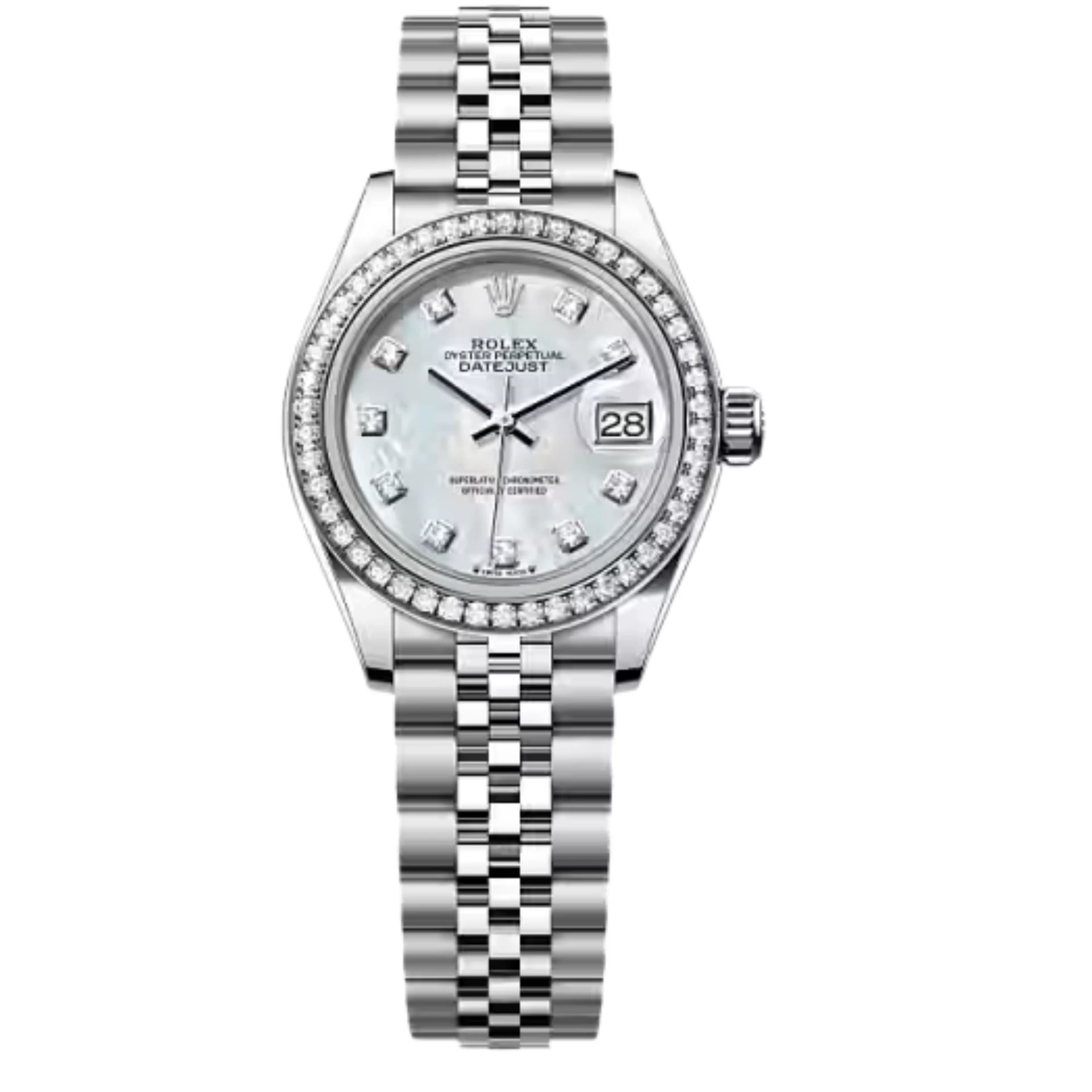 Rolex Lady-Datejust – Mother-of-Pearl Dial & Diamond Bezel