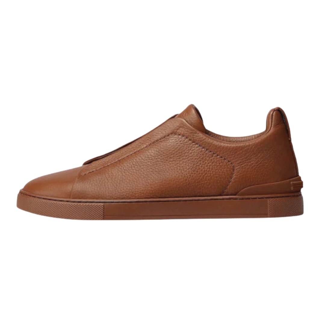 Zegna Footwear | Triple Stitch Foliage Brown