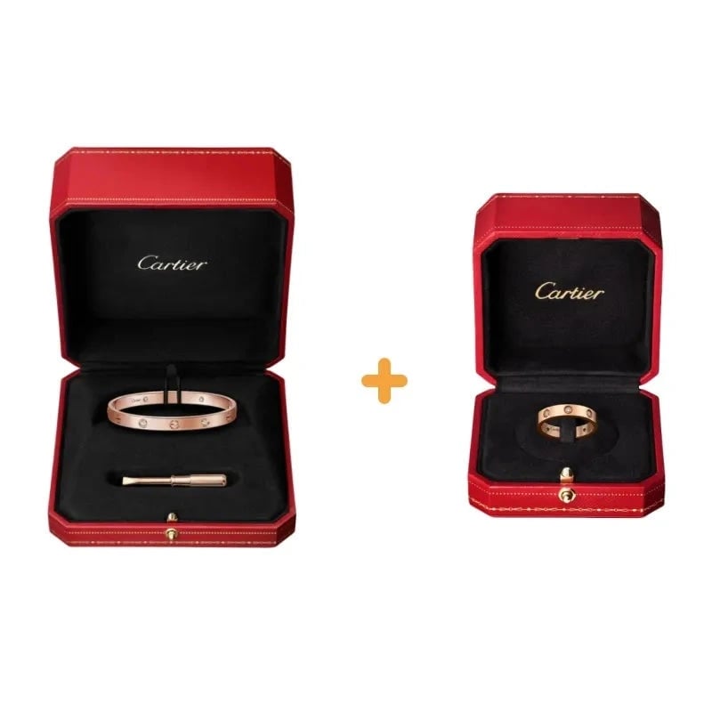 Cartier LOVE Set | Bracelet & Ring (ca61-ca7156)