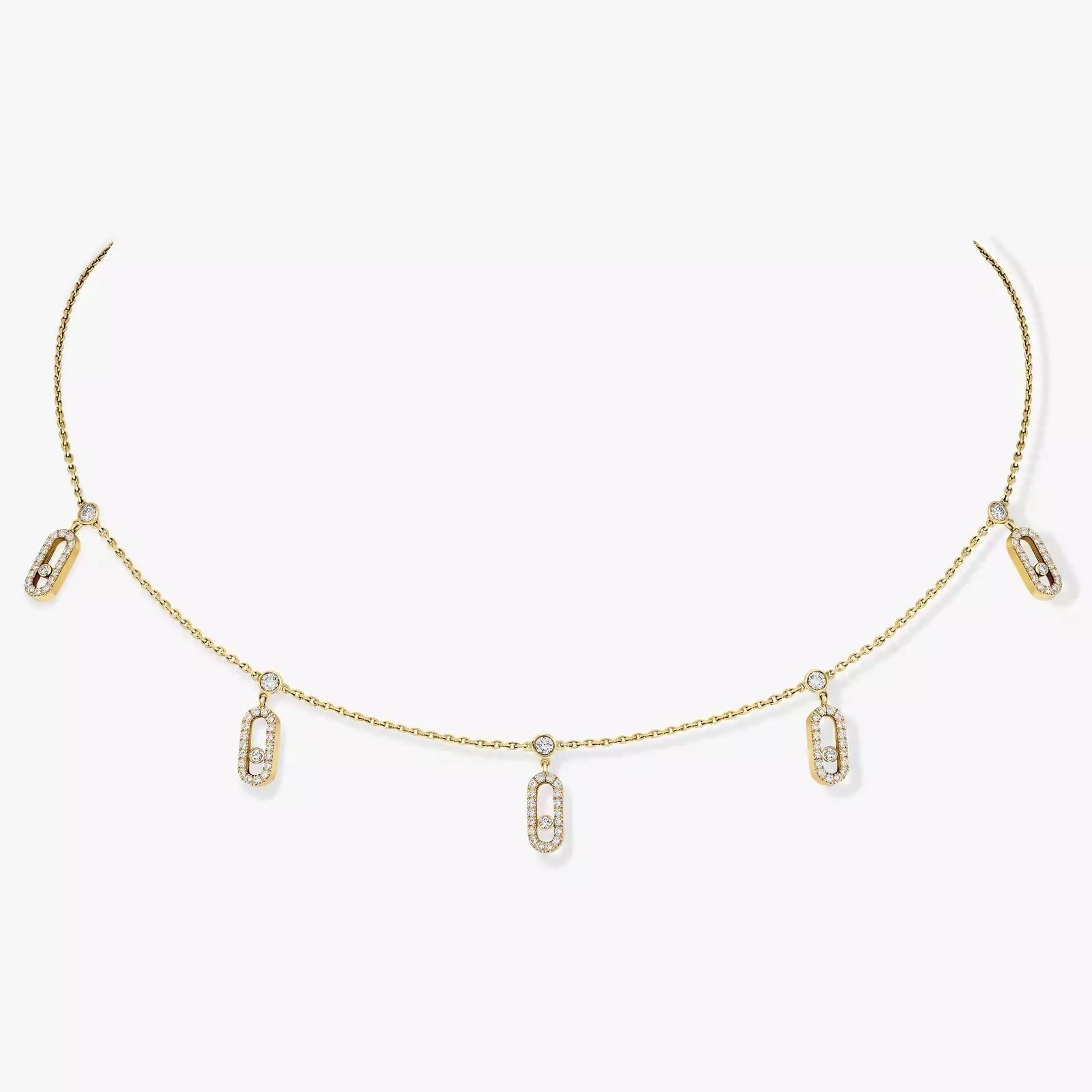 Messika Move Uno Stone-Set Necklace