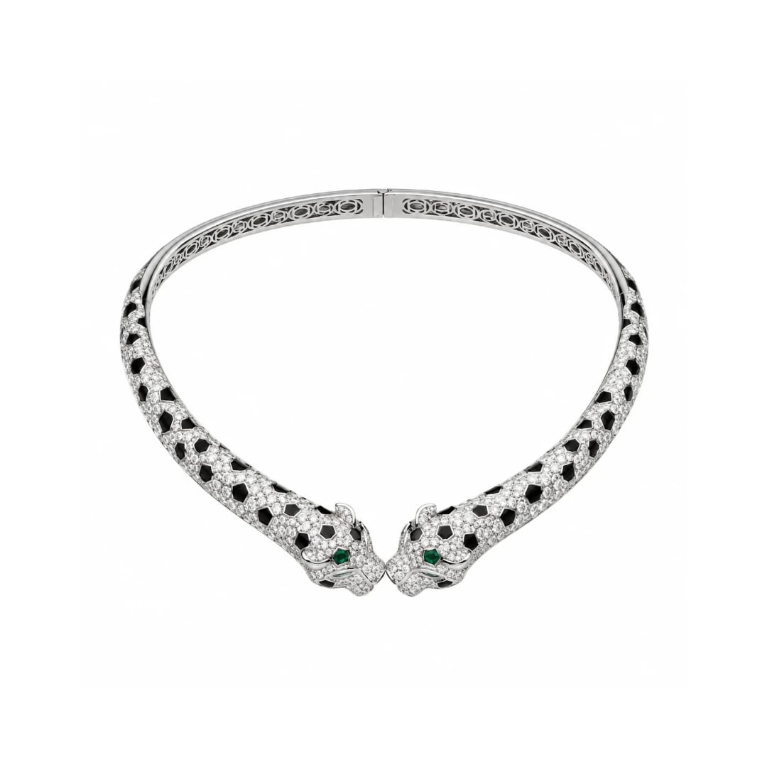 Cartier Panthere Emerald Onyx Set