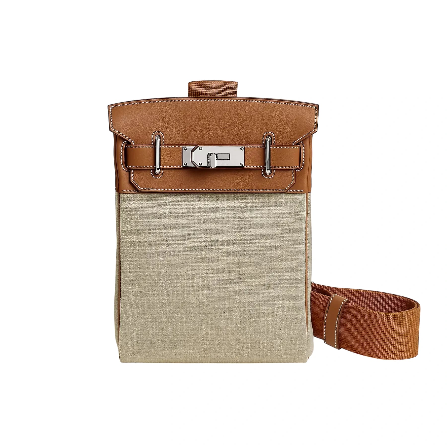 Hermès HAC À Dos Backpack – Ficelle / Gold
