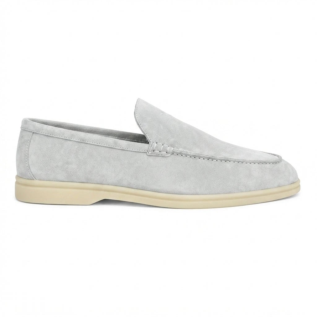 Loro Piana Footwear | Summer Walk Suede Grey (SH-LP-278-36)