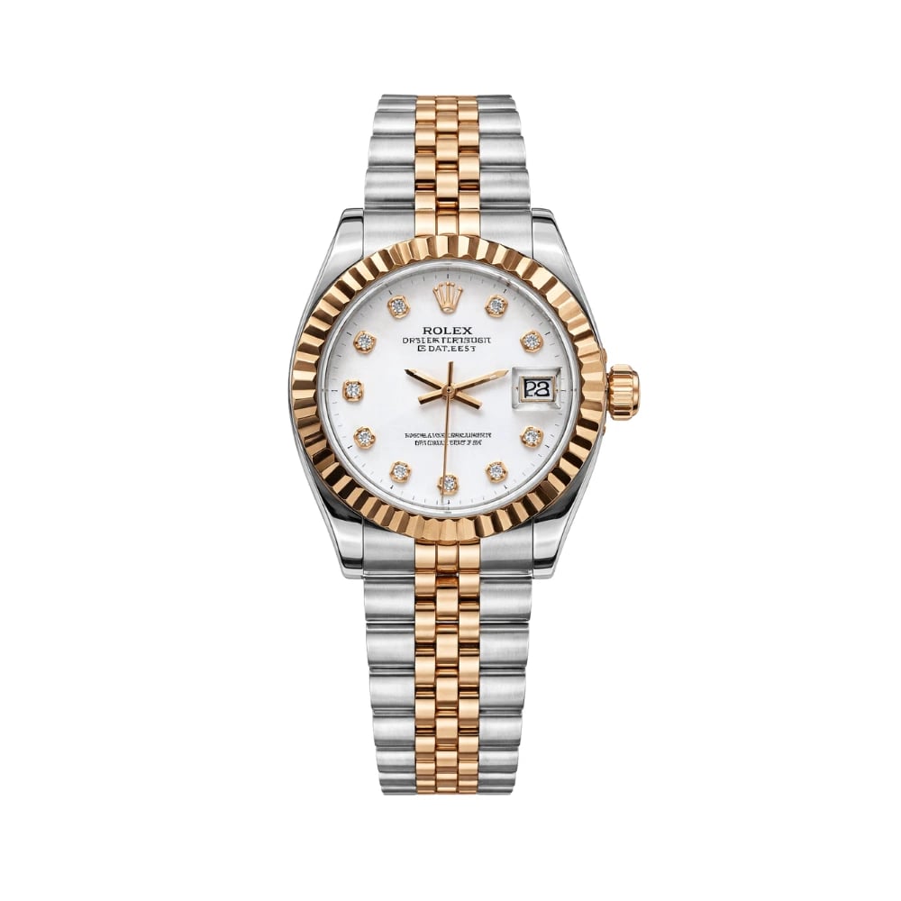 Rolex Datejust – Diamond Bezel Rose Gold