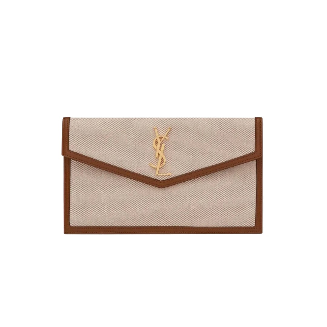 Saint Laurent Uptown Pouch Natural