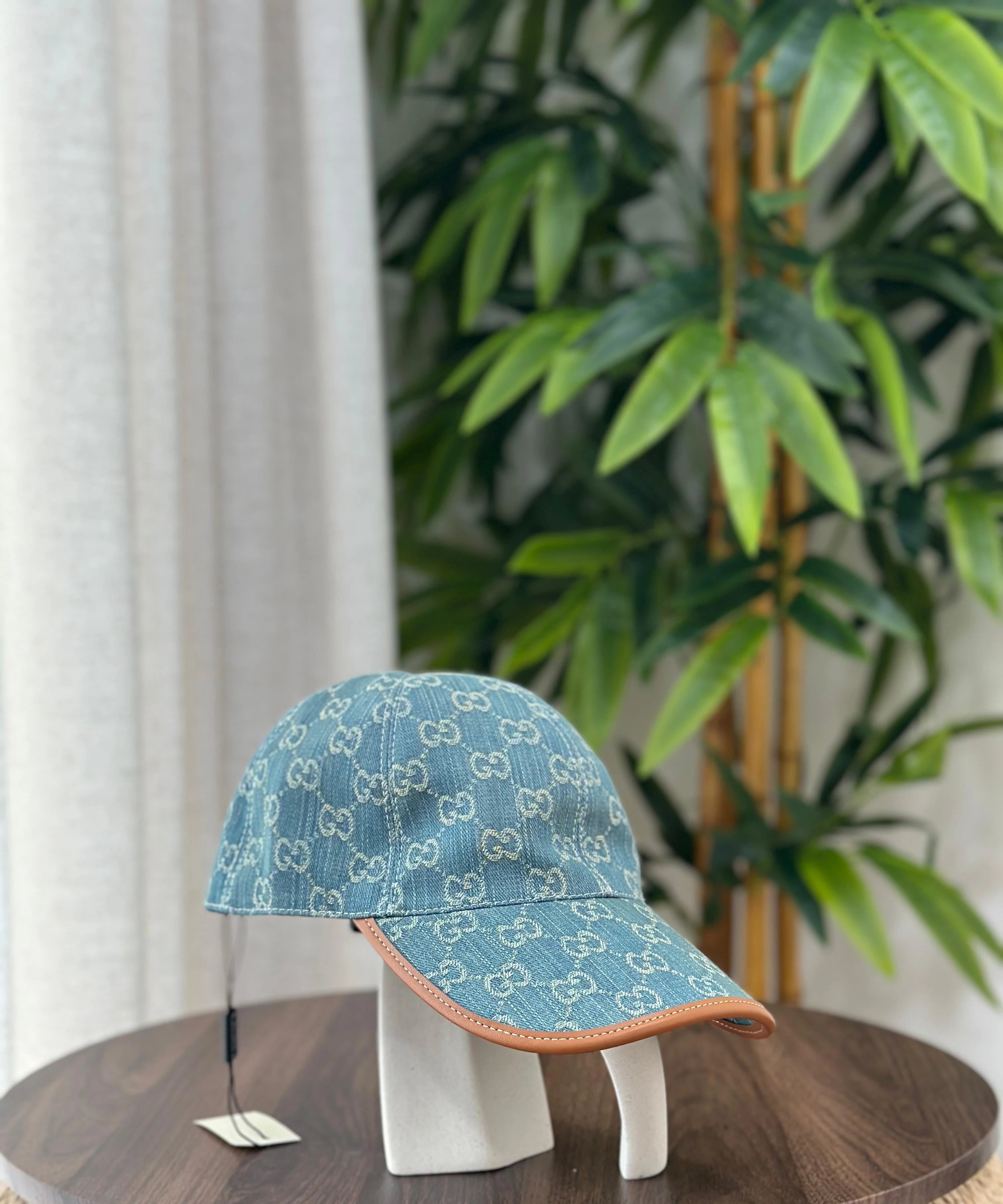 Gucci Cap | GG Canvas Sky Blue