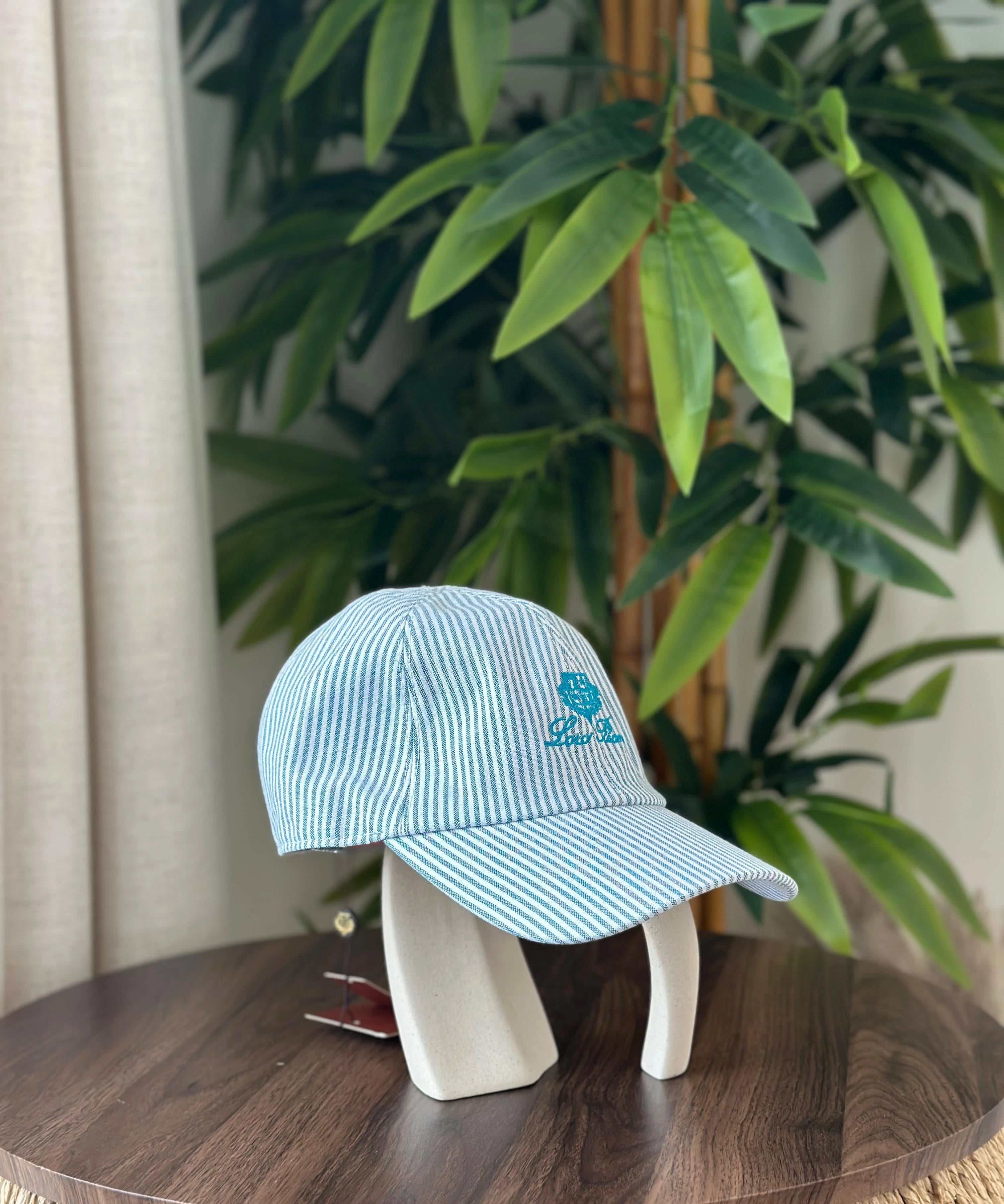 Loro Piana Cap | Lines Blue