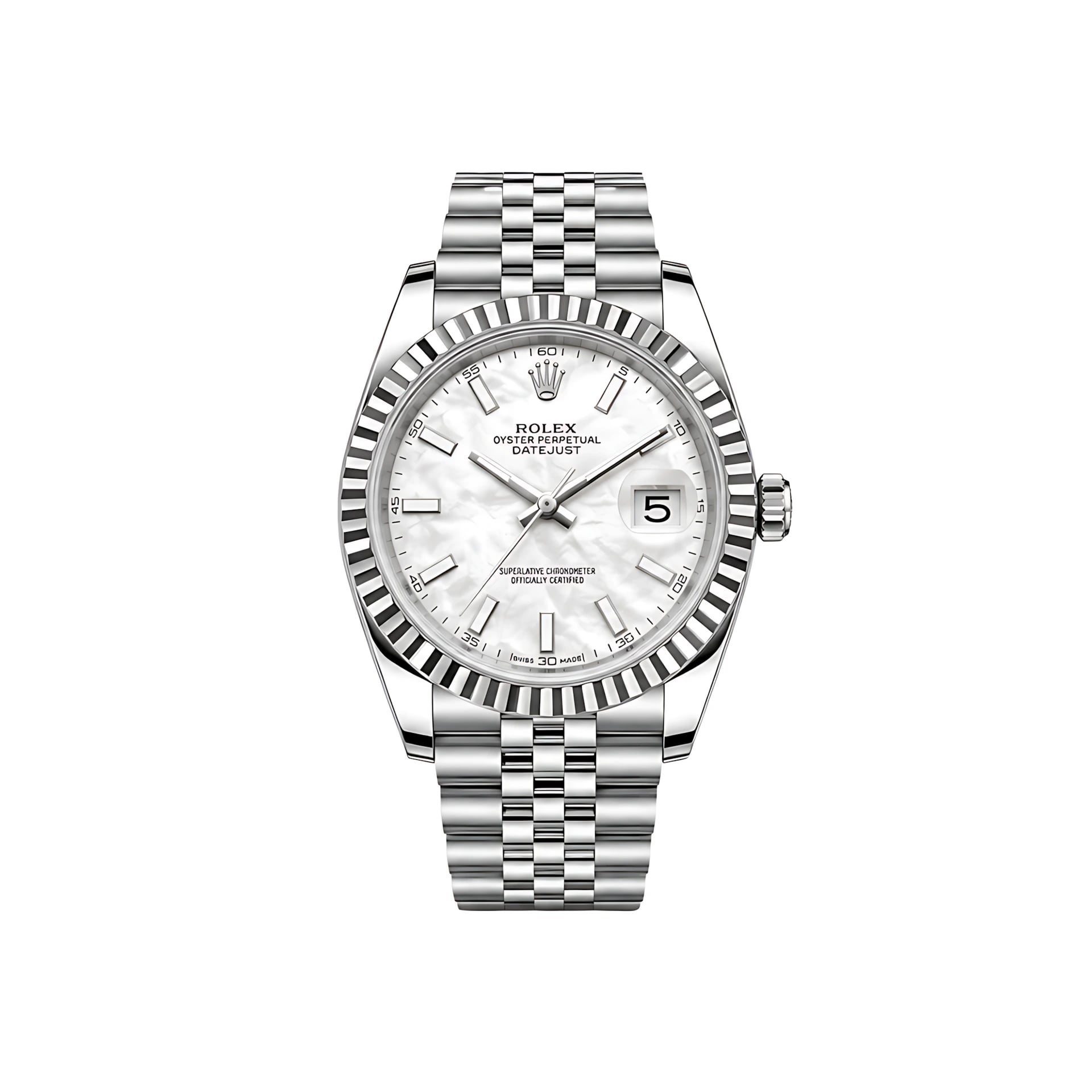 Rolex Datejust – Mint White Dial Silver