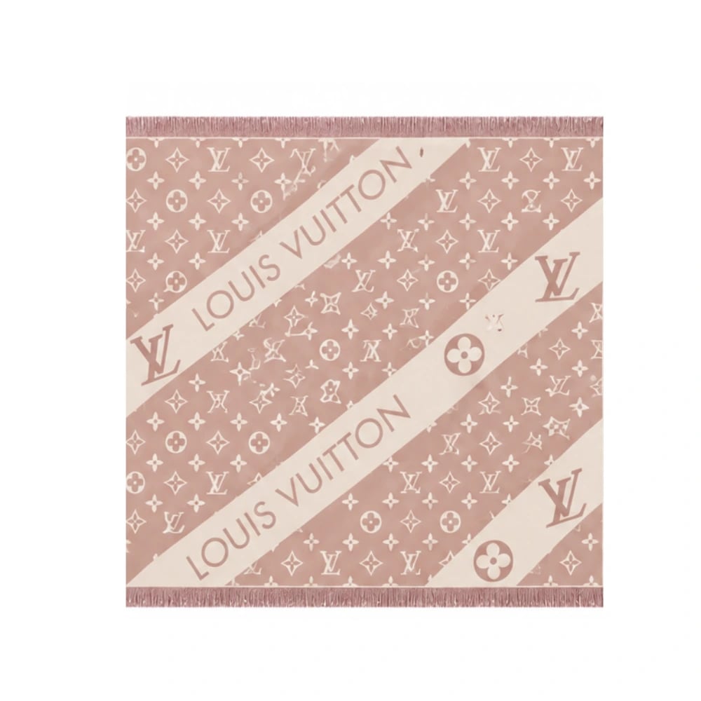 Louis Vuitton Monogram Pink Scarf