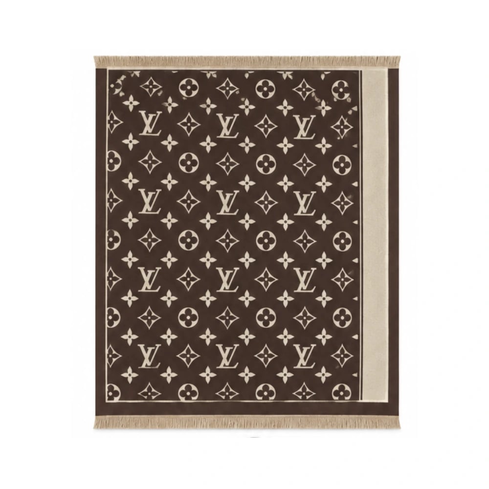 Louis Vuitton Classic Chocolate Scarf