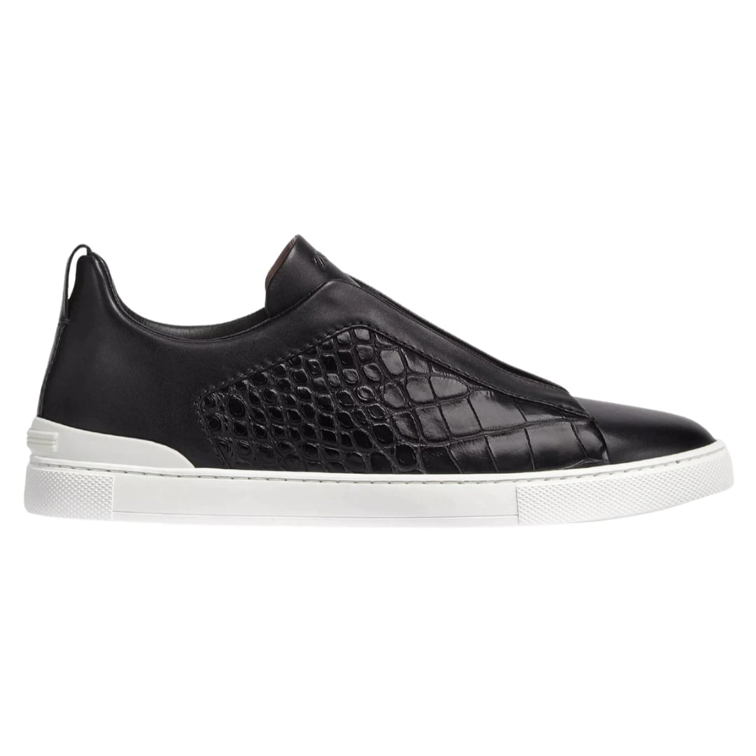 Zegna Footwear | Triple Stitch Black (SH-ZEG-037-36)