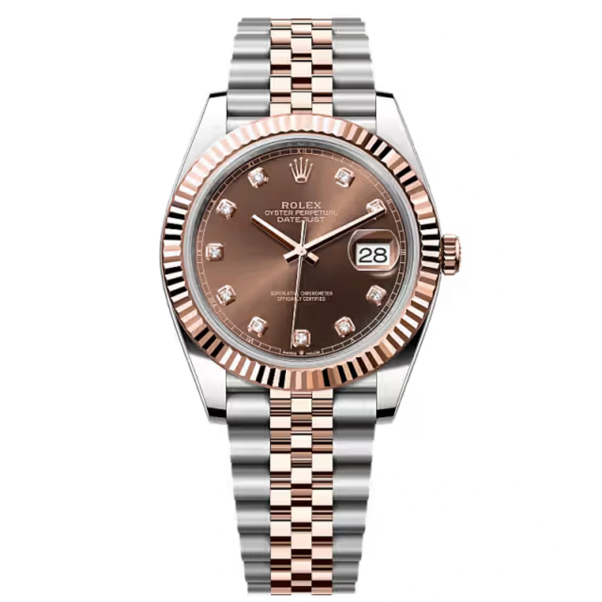 Rolex Lady-Datejust – Everose Two Tone & Chocolate Dial