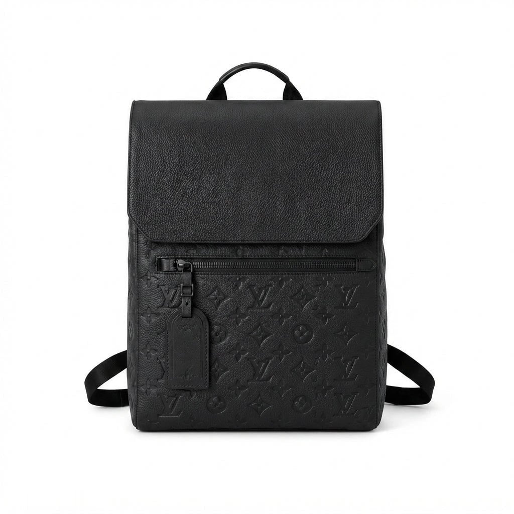 Louis Vuitton Backpack – Black Leather