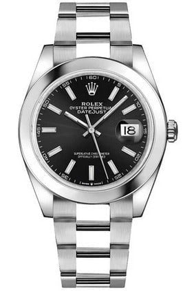 Rolex Datejust 41 – Black Dial (126300-bkio)