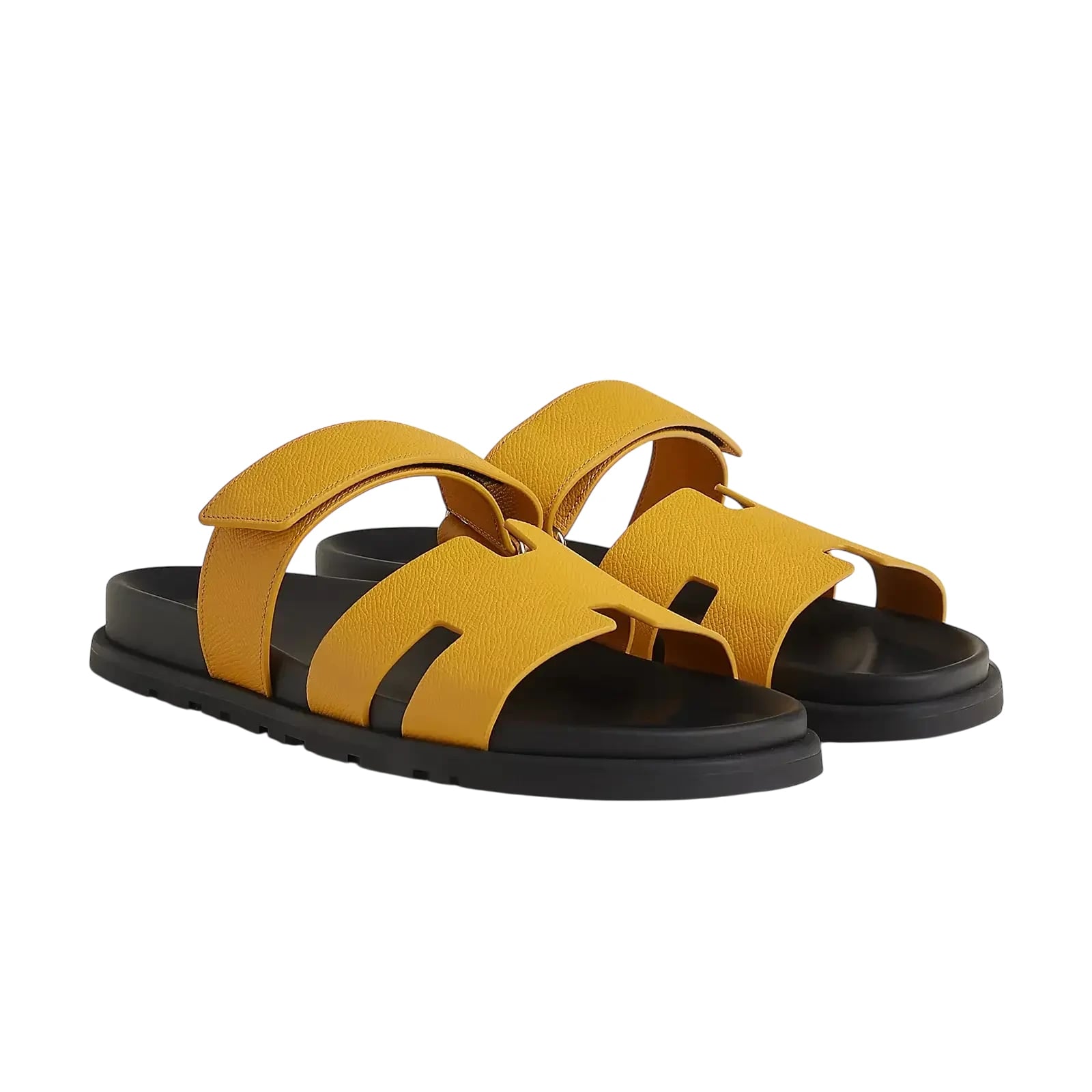 Hermès Chypre Sandals – Jaune Topaze