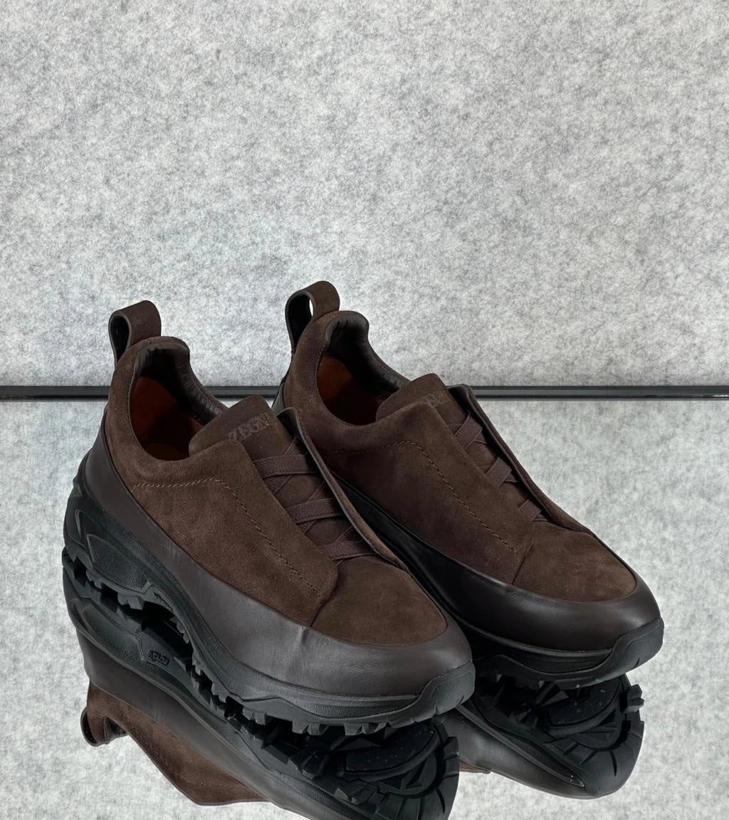 Zegna Footwear | Monte XX Black/Brown