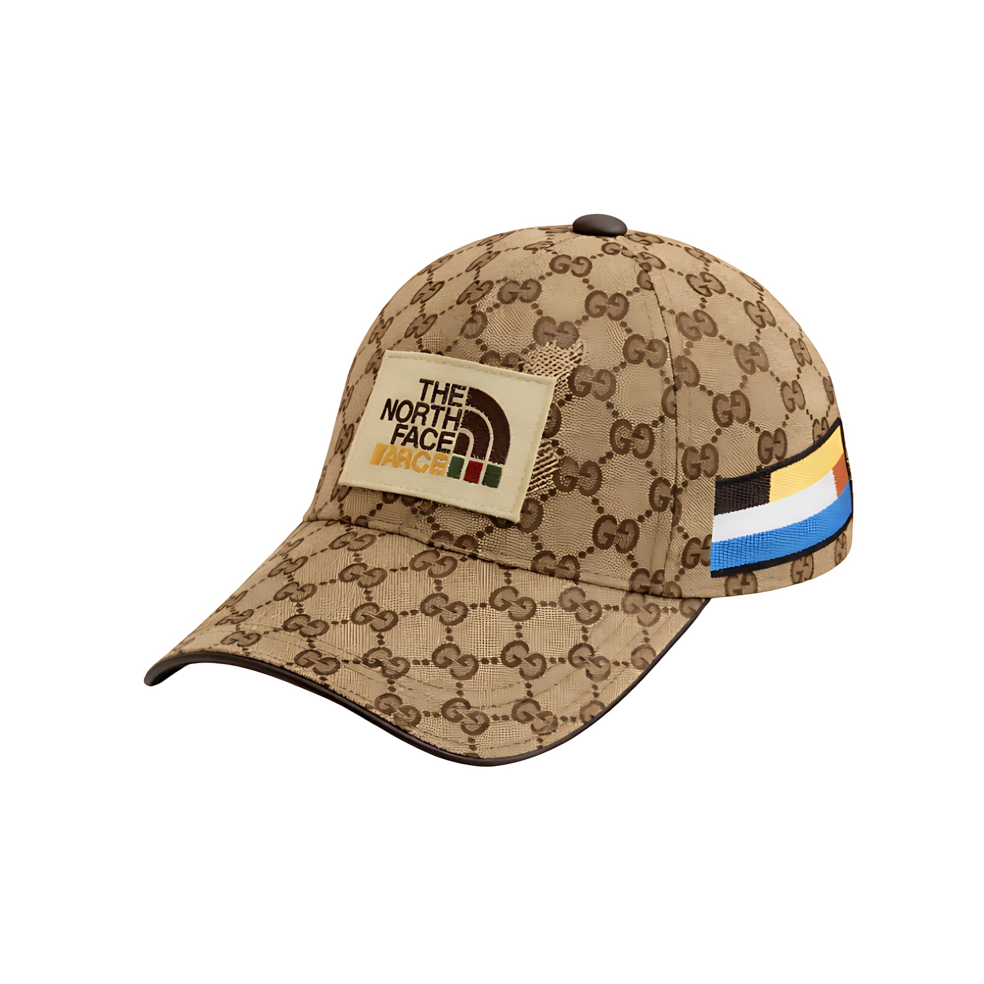 Gucci Northface Canvas Brown Cap