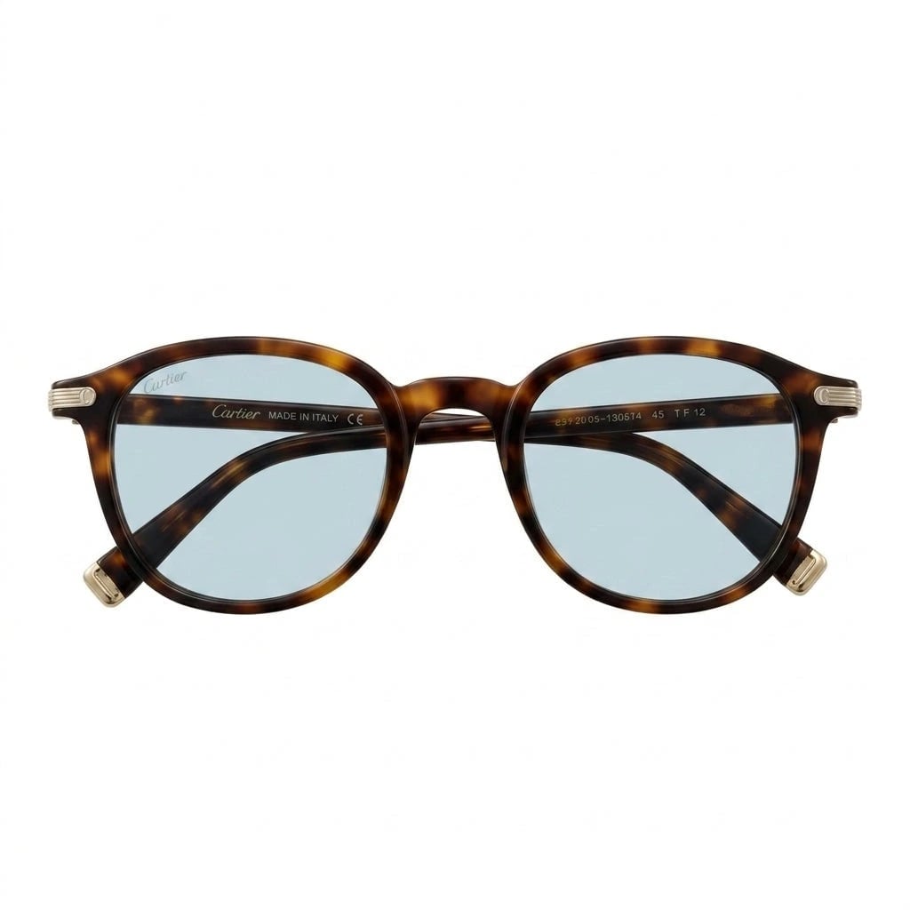 Cartier Sunglasses Tortoiseshell Acetate – Light Tinted
