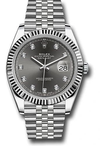 Rolex Datejust – Grey Dial Silver Steel