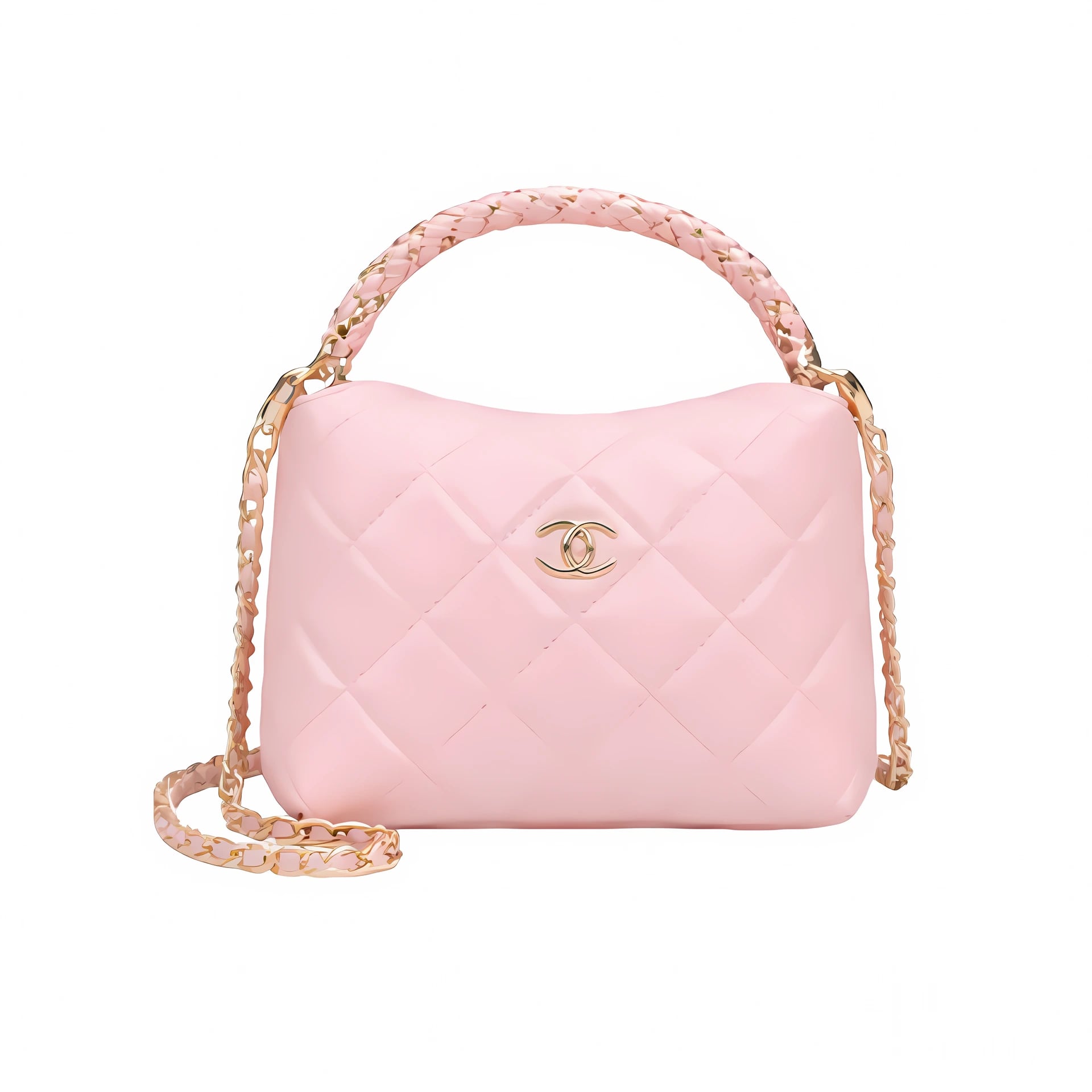 Chanel 25S Small 25 Hobo Bag Grained Calfskin