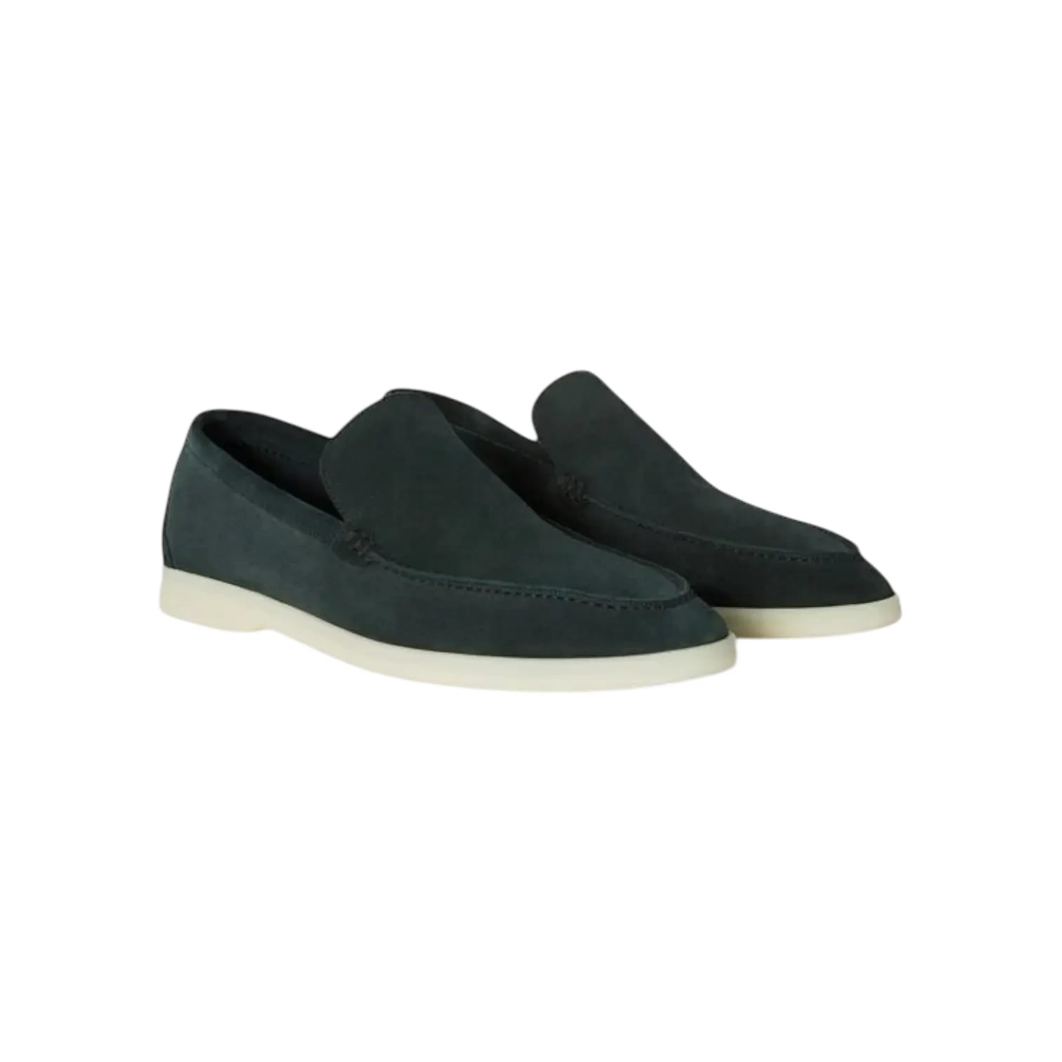 Loro Piana Summer Walk Loafers (GEN-BE8DEFCE-DARK-GREEN-41)