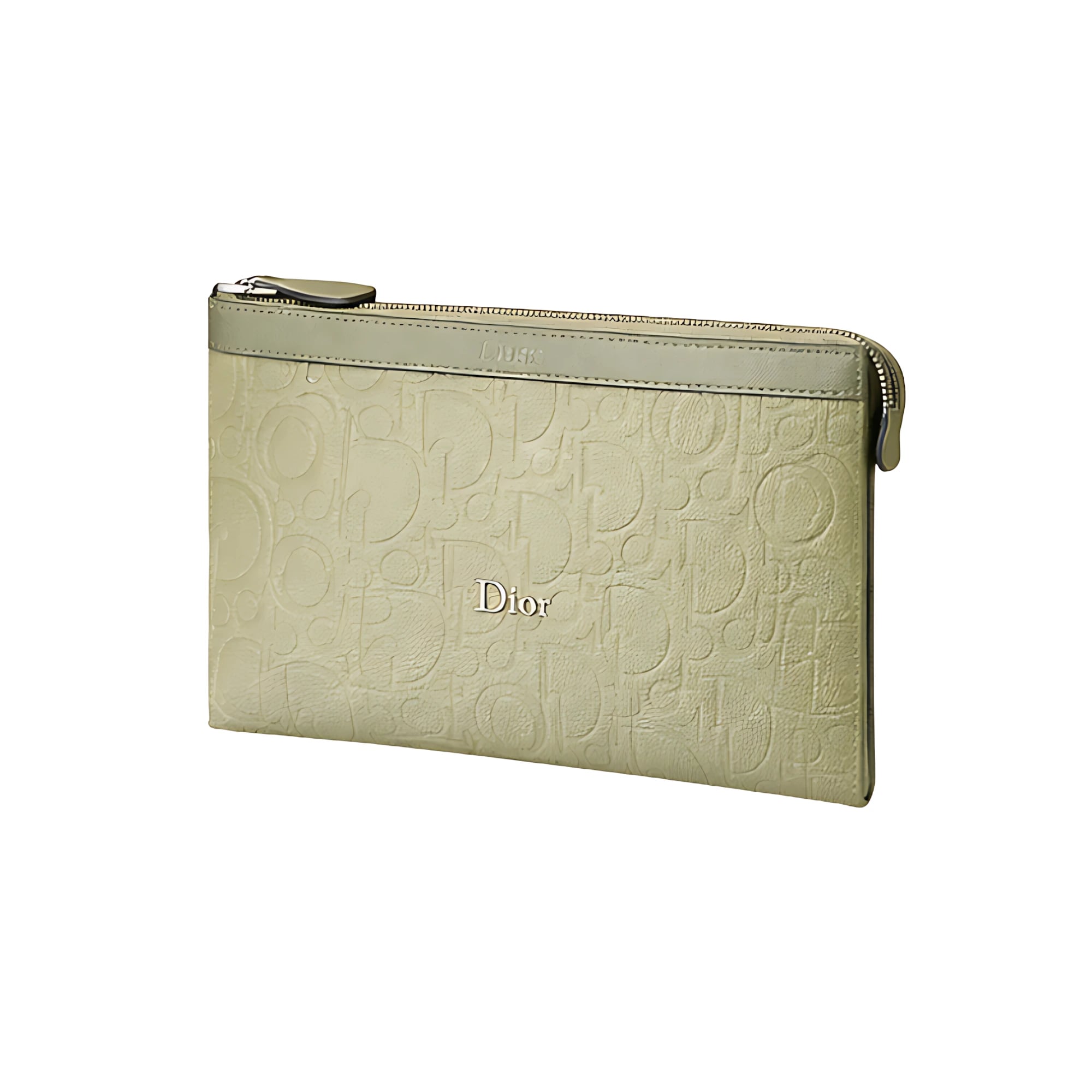 Dior A5 Triangle Khaki Gravity Leather Wallet