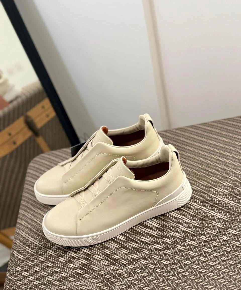 Zegna Footwear | Triple Stitch White (GEN-CA275D9C-40)