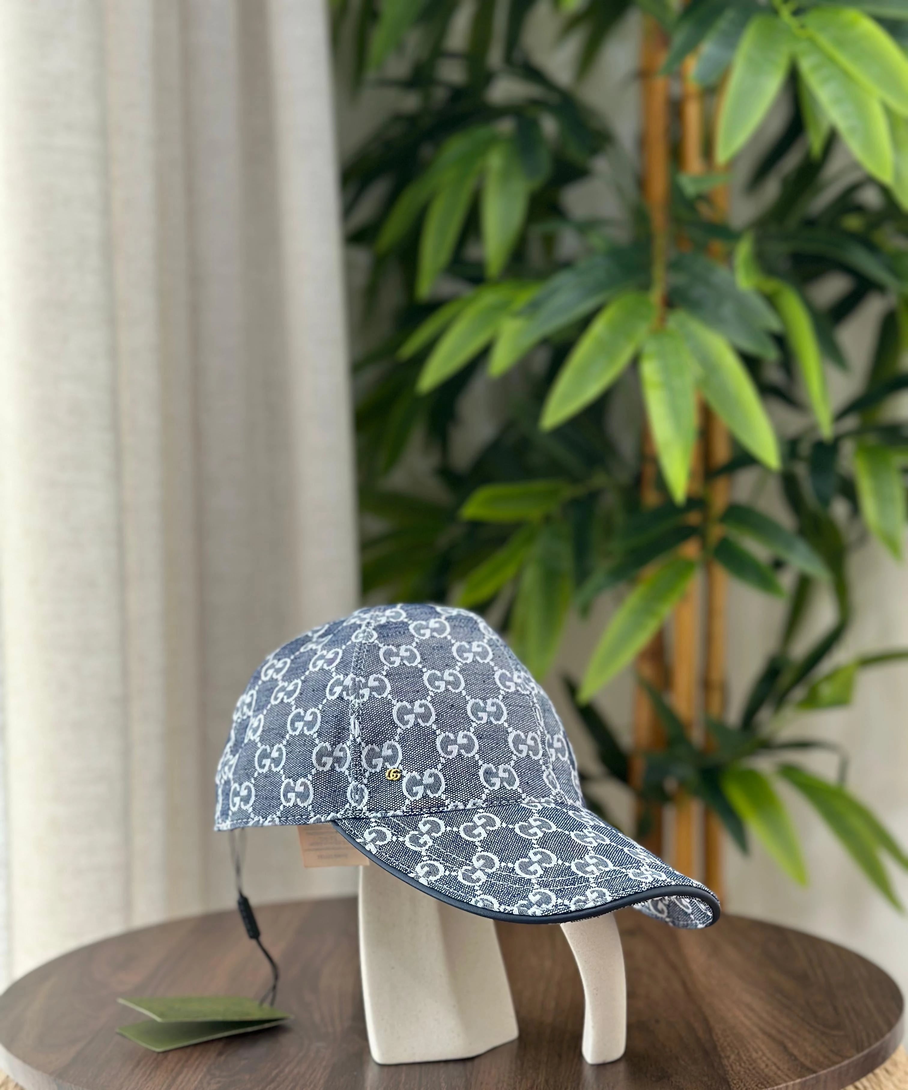 Gucci Cap | GG White Blue