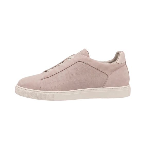 Zegna Footwear | Triple Stitch Baby Pink